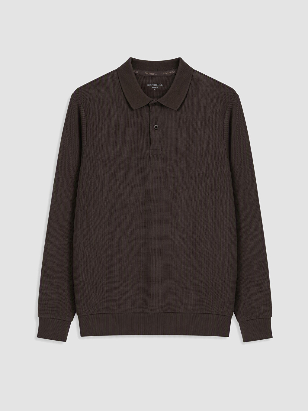 Polo Collar Men's Sweatshirt