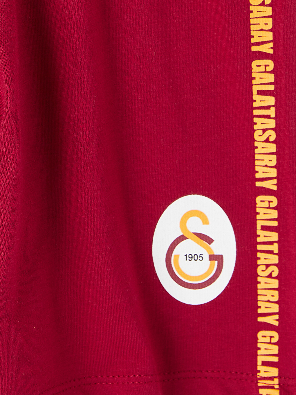 Turuncu Galatasaray Baskılı Erkek Çocuk Şortlu Pijama Takımı-5
