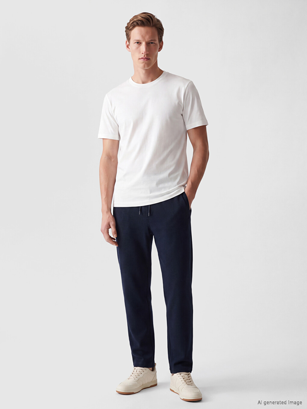 Tricou Crew Neck Pentru Bărbați-1