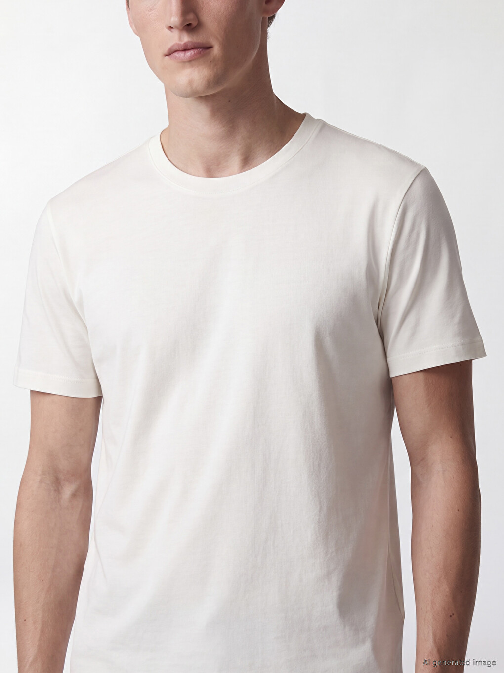 Tricou Crew Neck Pentru Bărbați-2