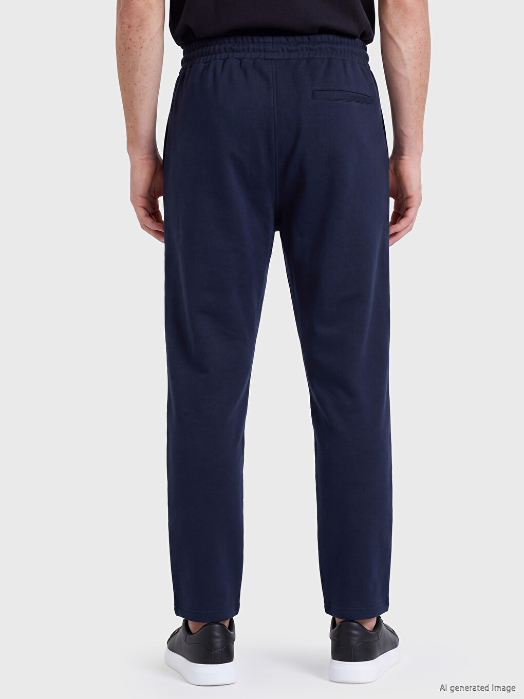Lacivert Regular Fit Erkek Eşofman Altı-3