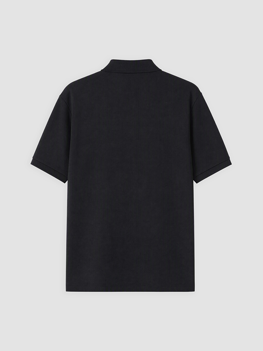 Polo Collar Pique Men's T-shirt-1