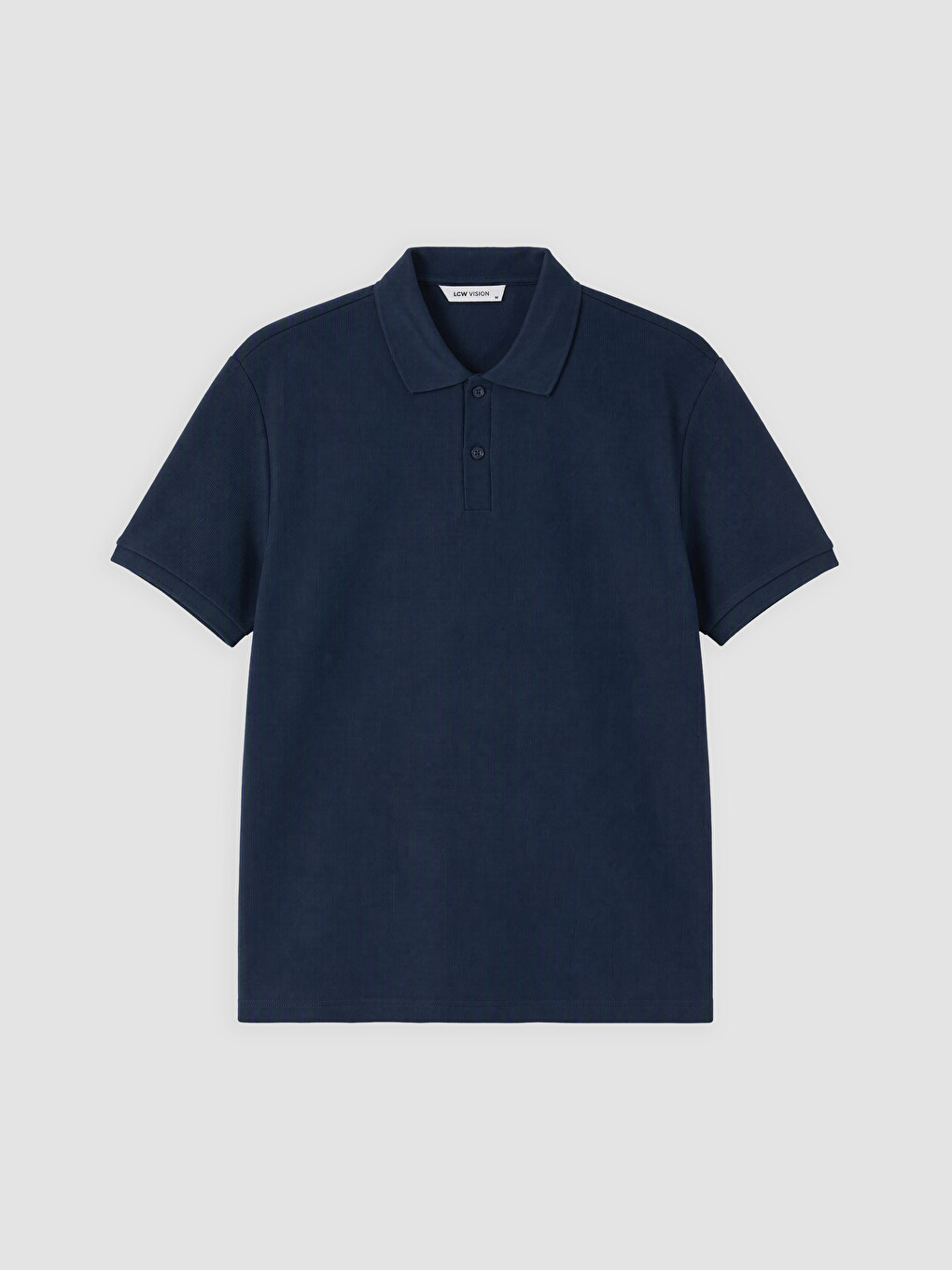 Polo Collar Pique Men's T-shirt-4