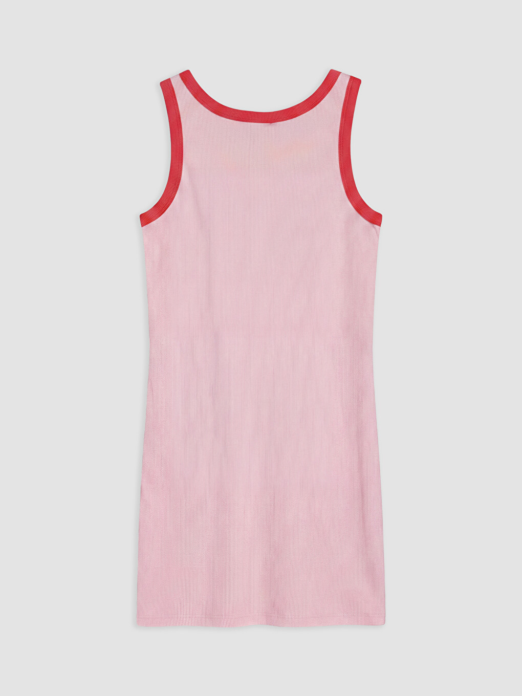 Pembe Bisiklet Yaka Baskılı Kız Çocuk Elbise-1