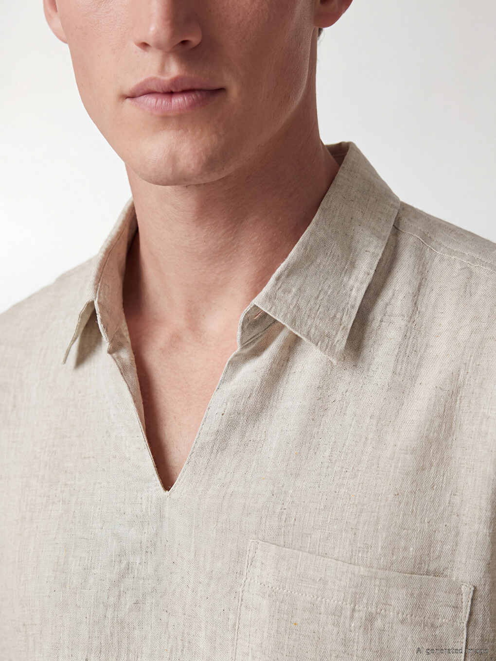 Chemise Homme Regular Fit 100 % Lin-2