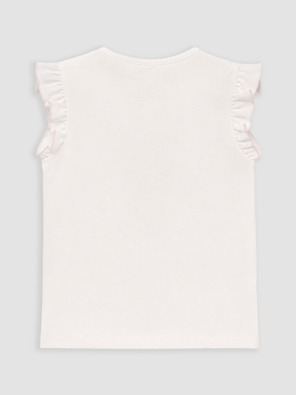 Crew Neck Printed Girls' Tank Top 2 Pack-3