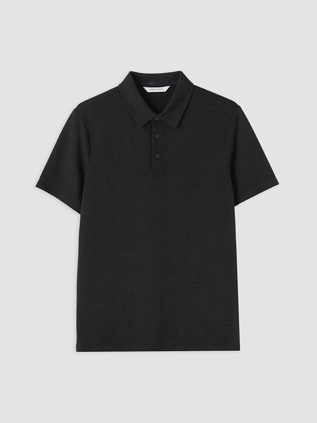 Siyah Polo Yaka Erkek Tişört
