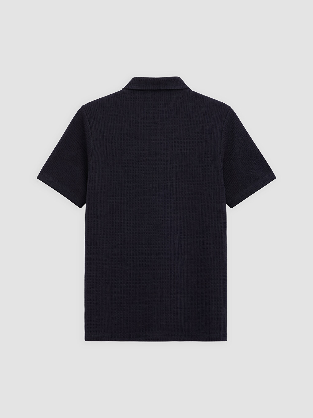 Lacivert Polo Yaka Erkek Tişört-1