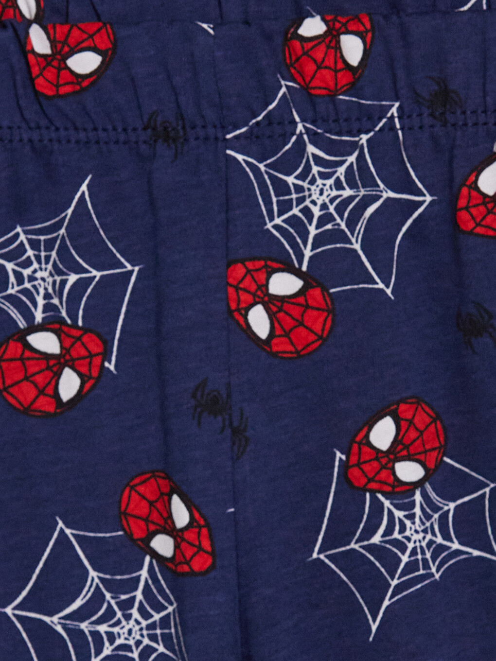 Lacivert Spider-man Erkek Çocuk Pijama Şort-1
