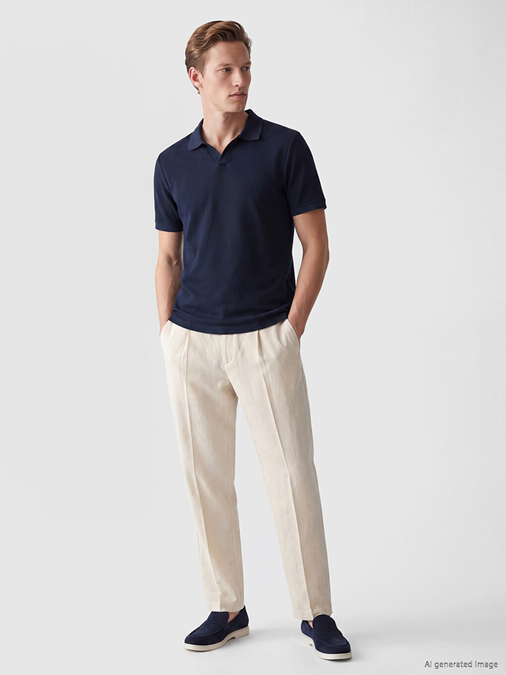 T-shirt Homme À Col Polo-1