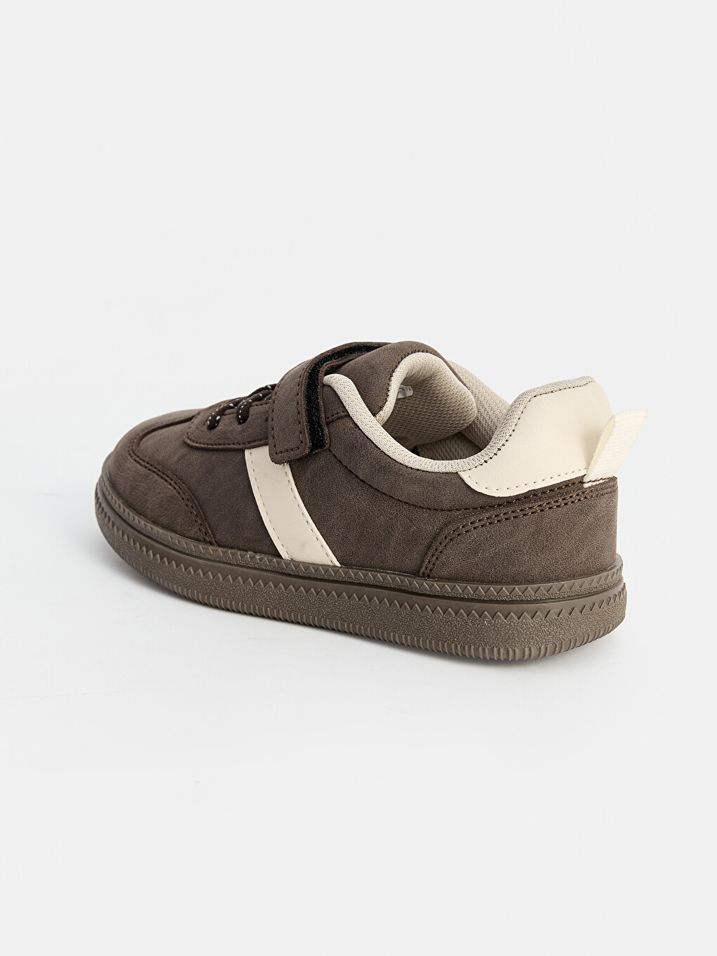 Kahverengi Şerit Detaylı Erkek Çocuk Sneaker Ayakkabı-3