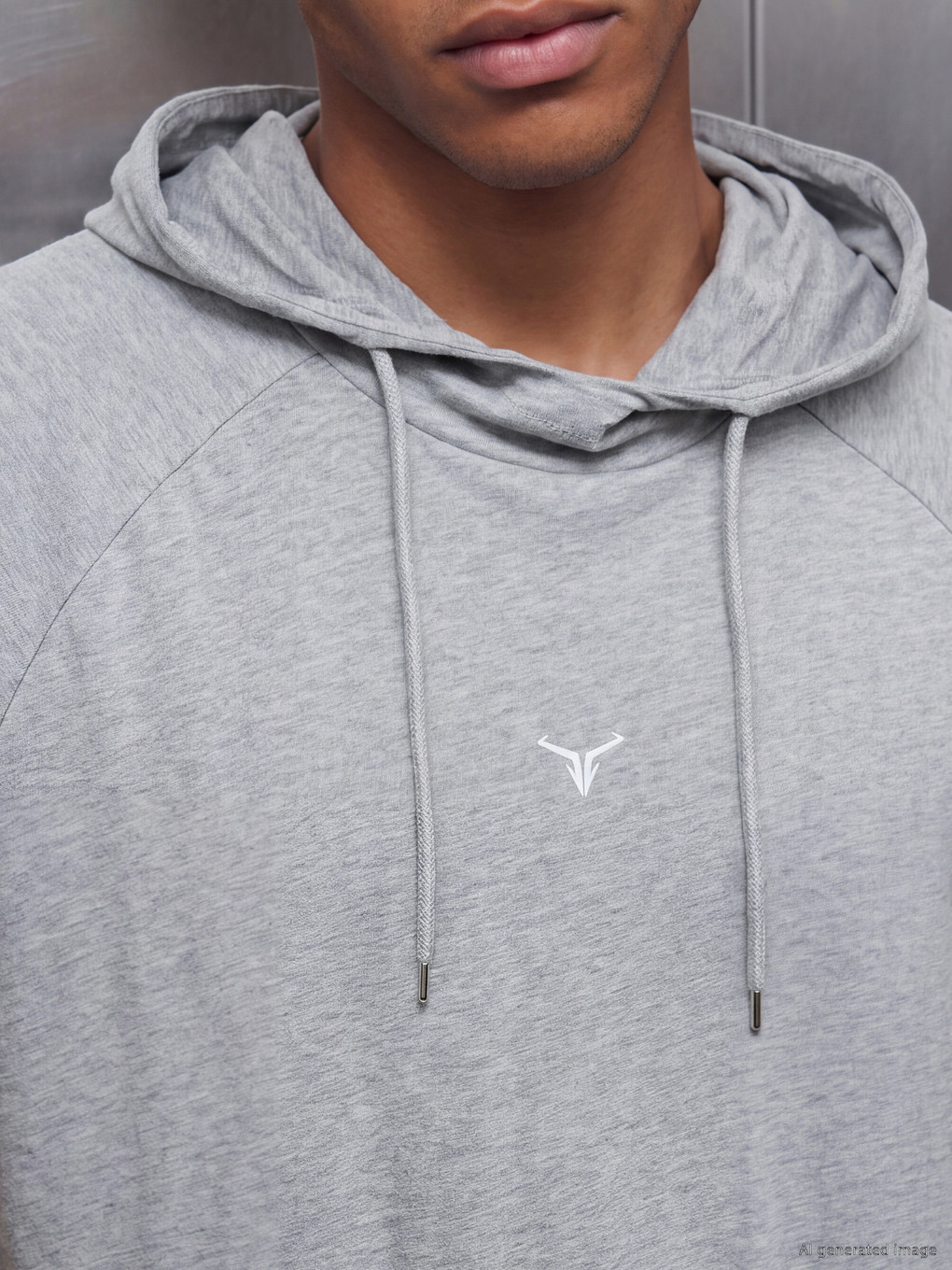 Hooded Men's Athletic Tank Top-2