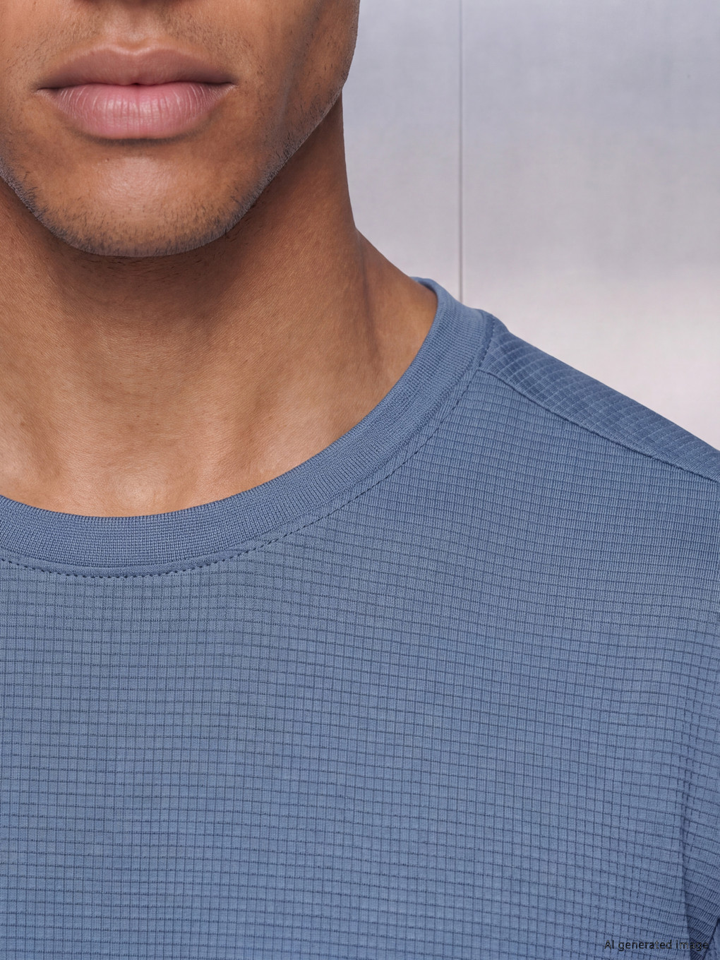 Crew Neck Men's Sport T-shirt-2