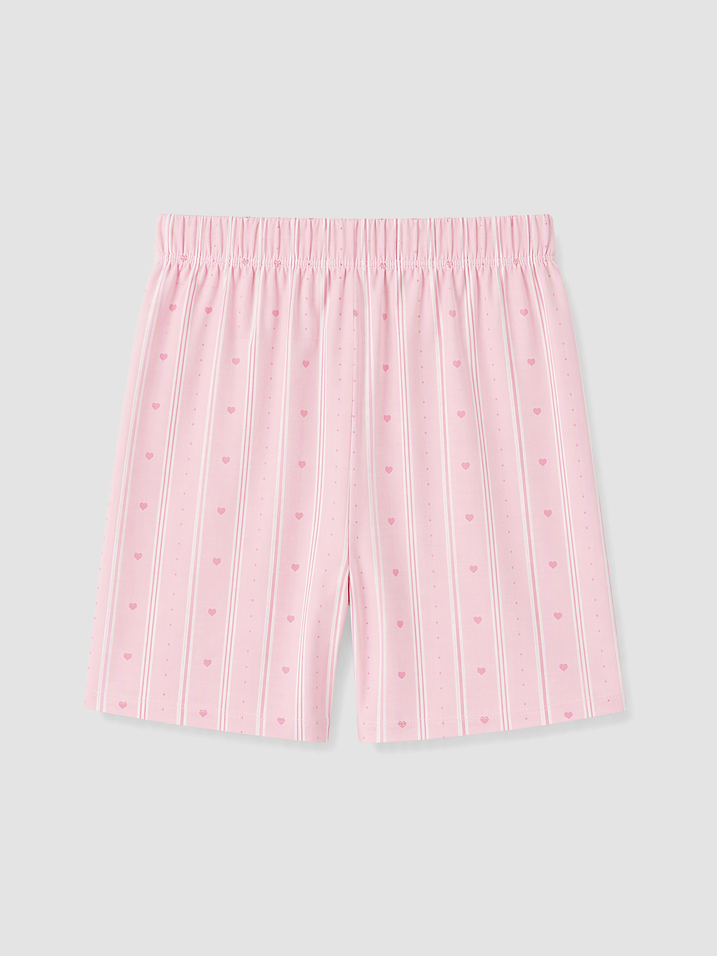 Collared Neck Girls' Shortie Pyjamas Set-6