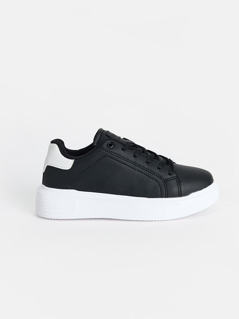 Siyah Renk Bloklu Erkek Çocuk Sneaker-1