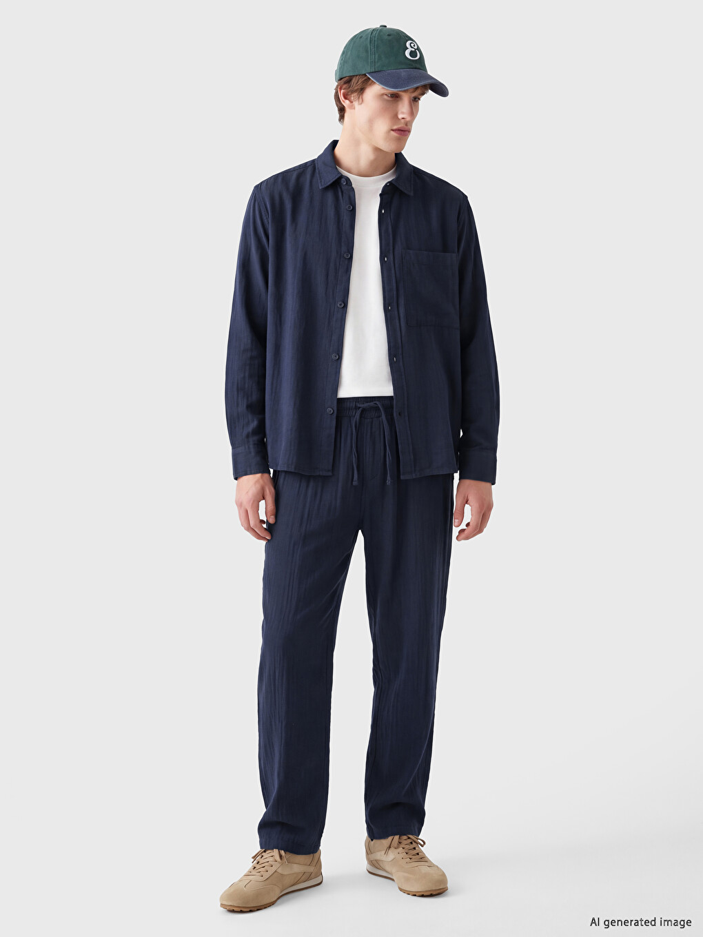 Loose Fit Men's Trousers