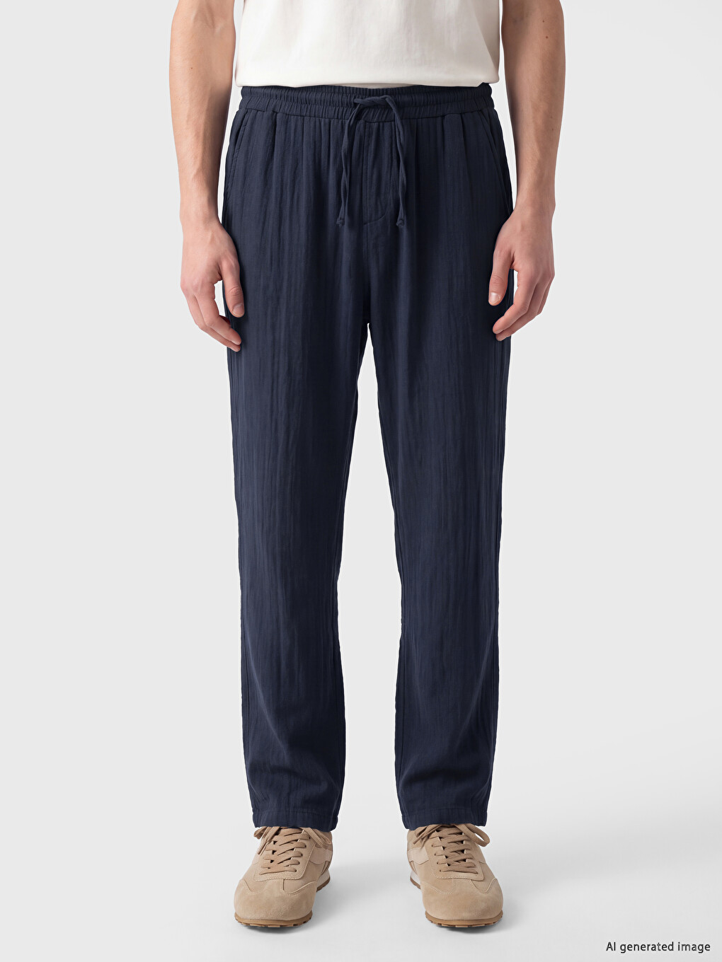 Loose Fit Men's Trousers-1