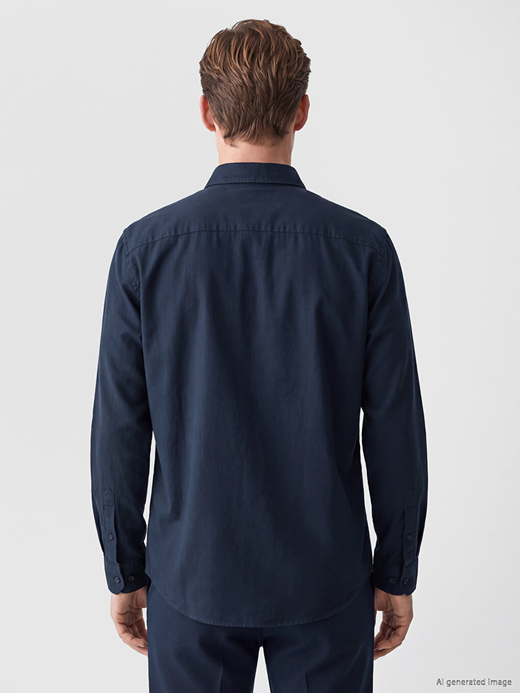 Regular Fit Men's Textured Shirt-3