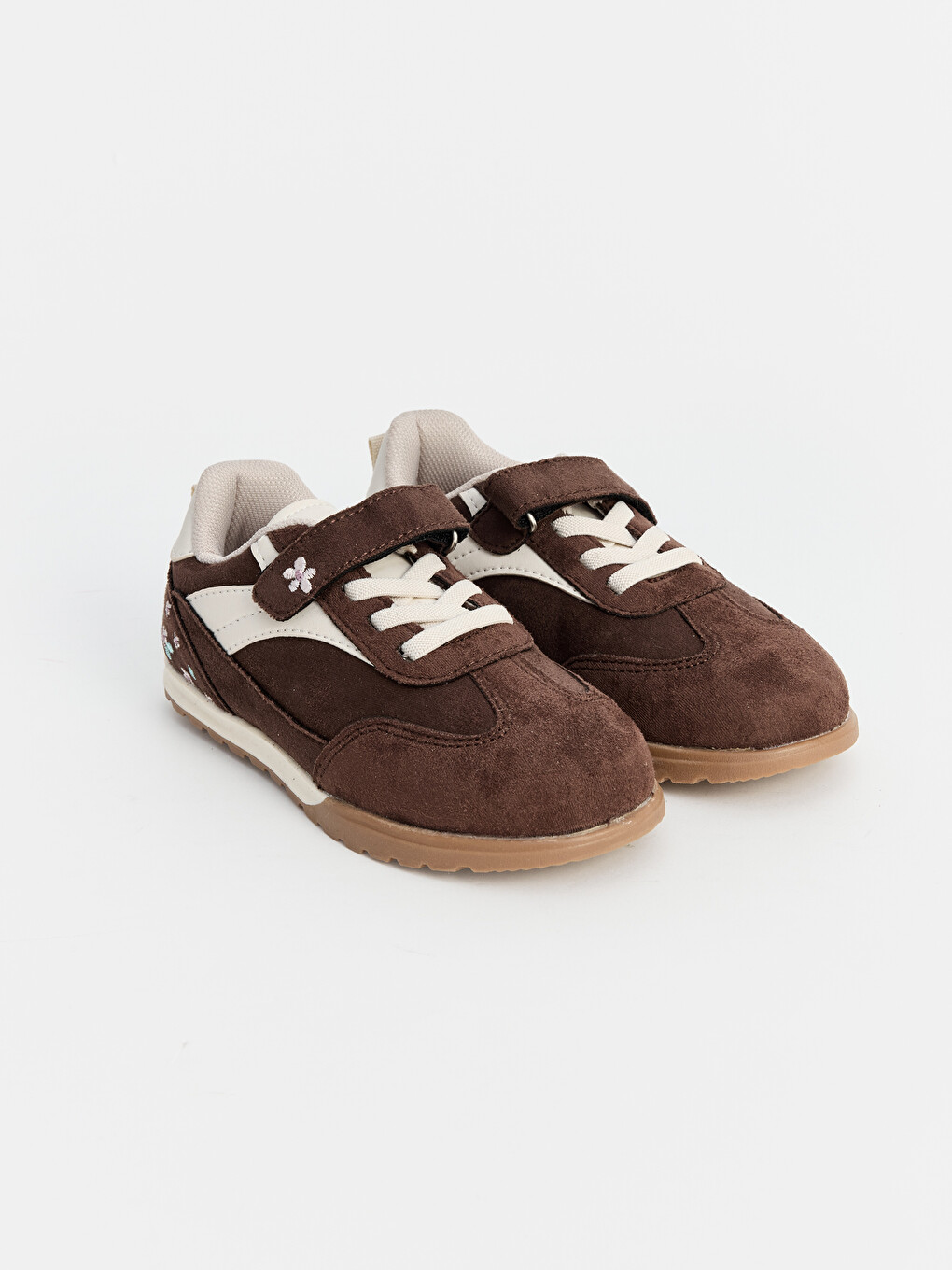Suede Look Hook-and-loop Girls' Sport Shoe
