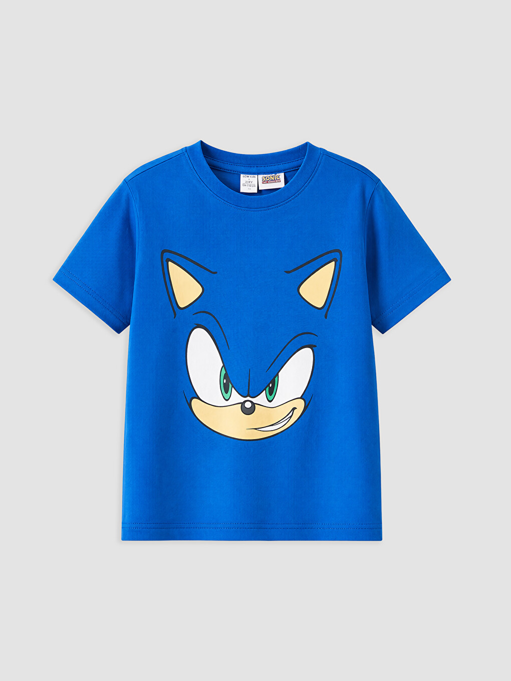 Mavi Erkek Çocuk Sonic Baskılı Şortlu Pijama Takımı-1