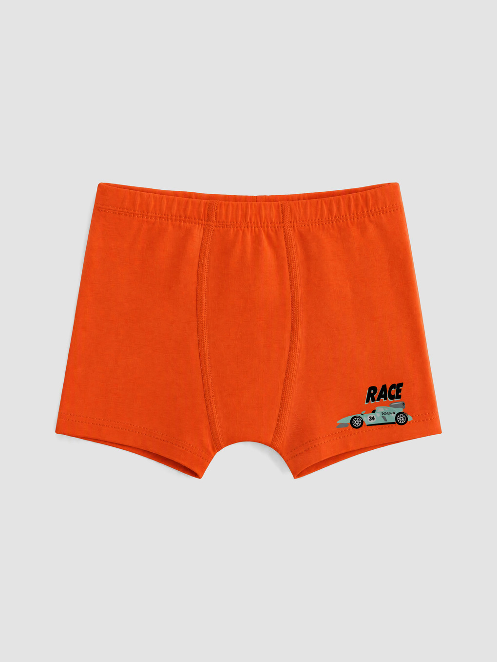 Boy White Boxer Briefs-3