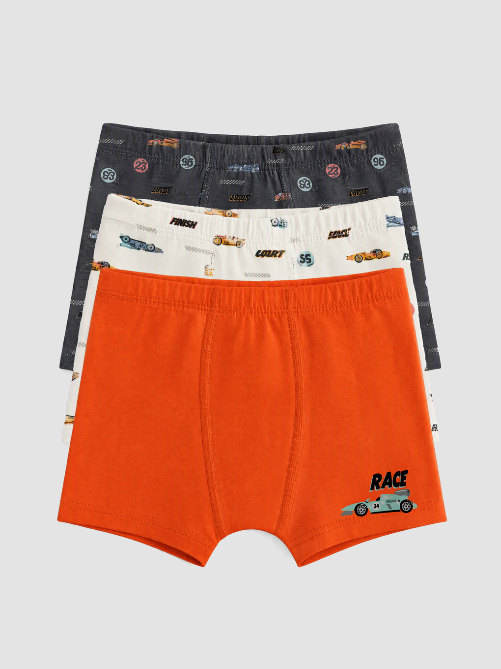 Boy White Boxer Briefs-5
