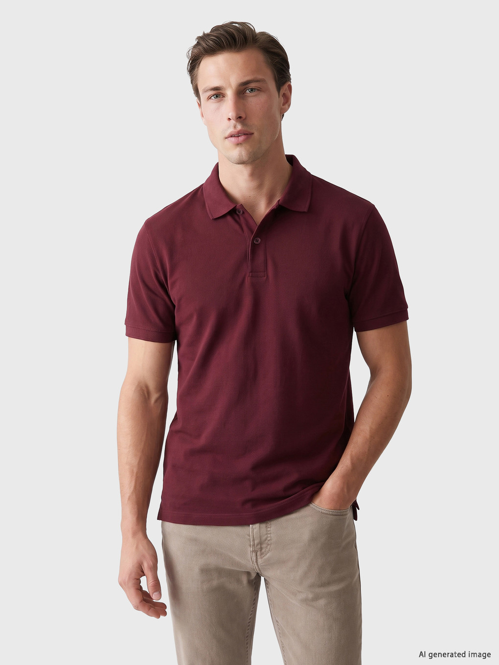 Polo Collar Men's T-shirt