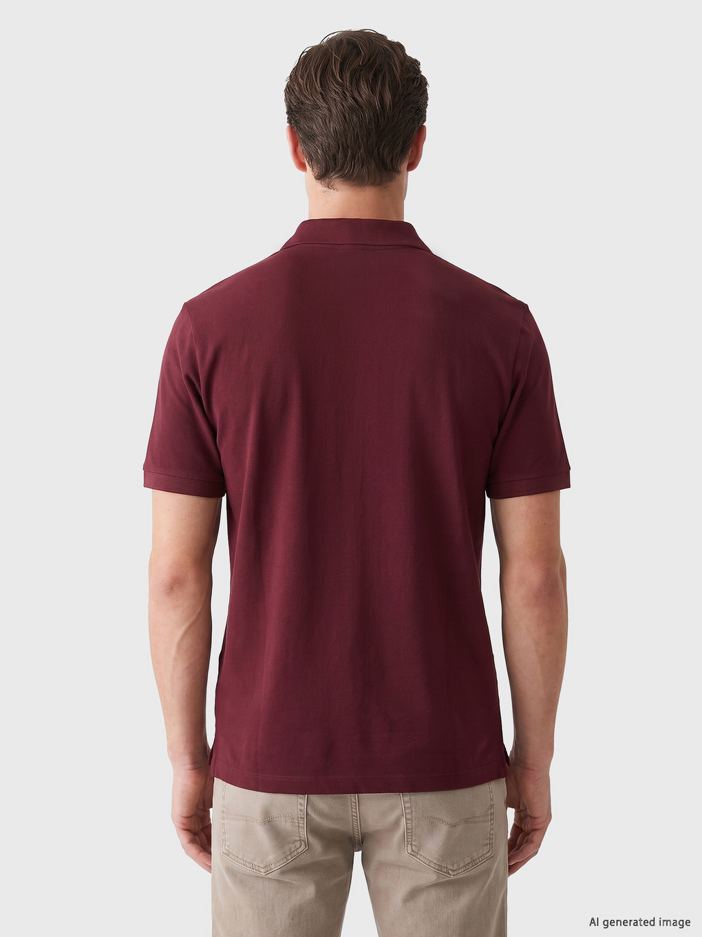Polo Collar Men's T-shirt-3