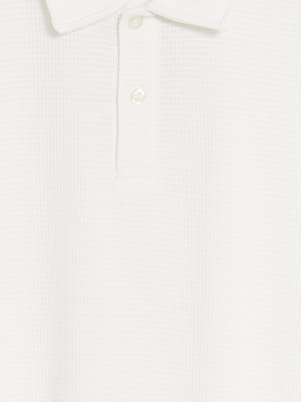 Polo Collar Textured Men's T-shirt-5