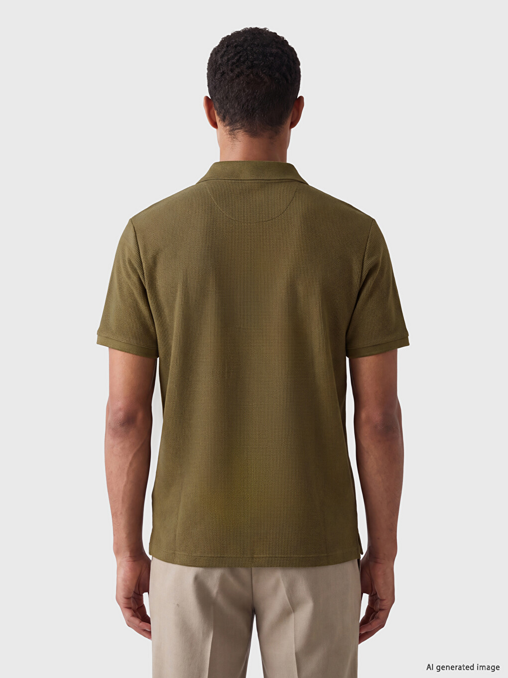 Polo Collar Men's T-shirt-2