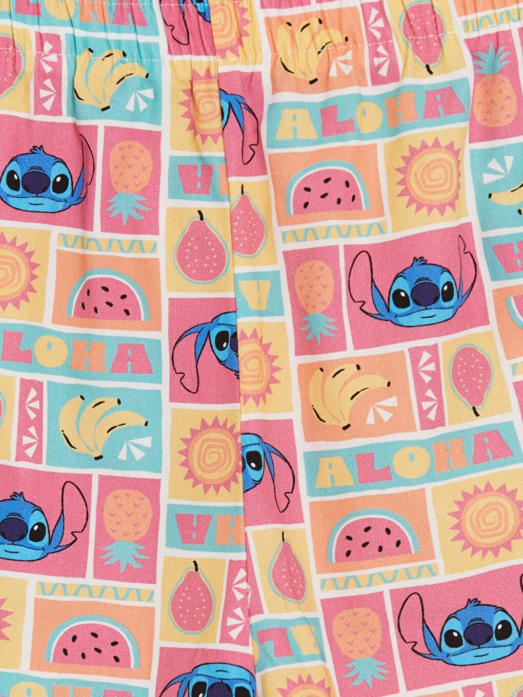 Set Pizhamesh Të Stampuara Lilo & Stitch Për Vajza-7