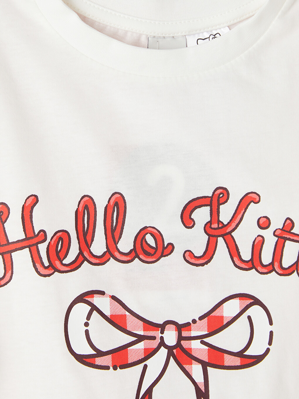 Beyaz Hello Kitty Baskılı Kız Çocuk Pijama Takımı-2