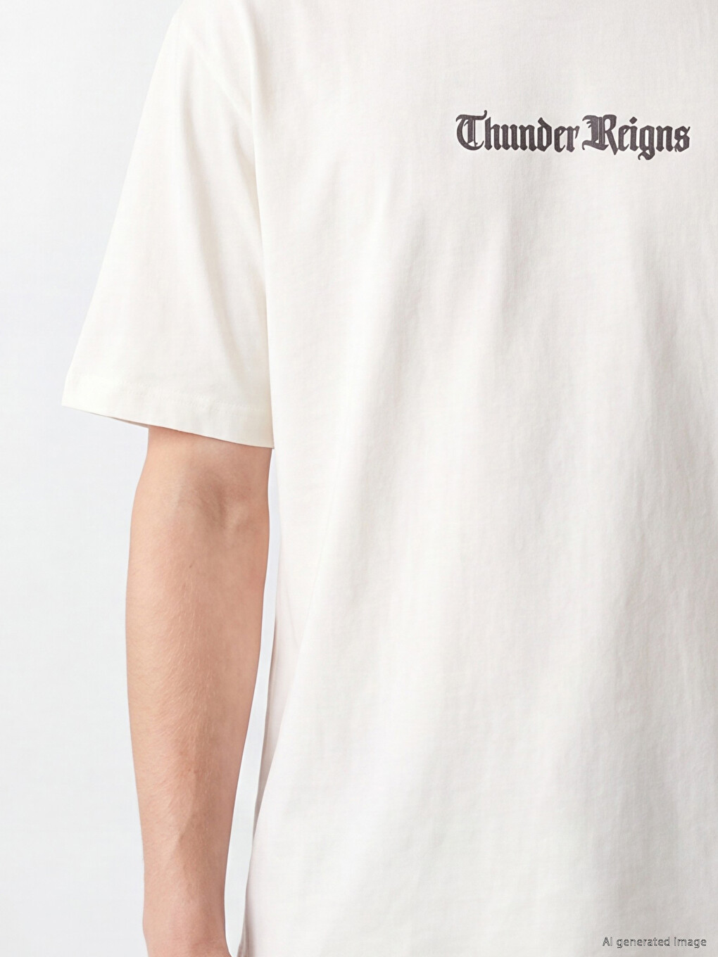Crew Neck Printed Men's T-shirt-2
