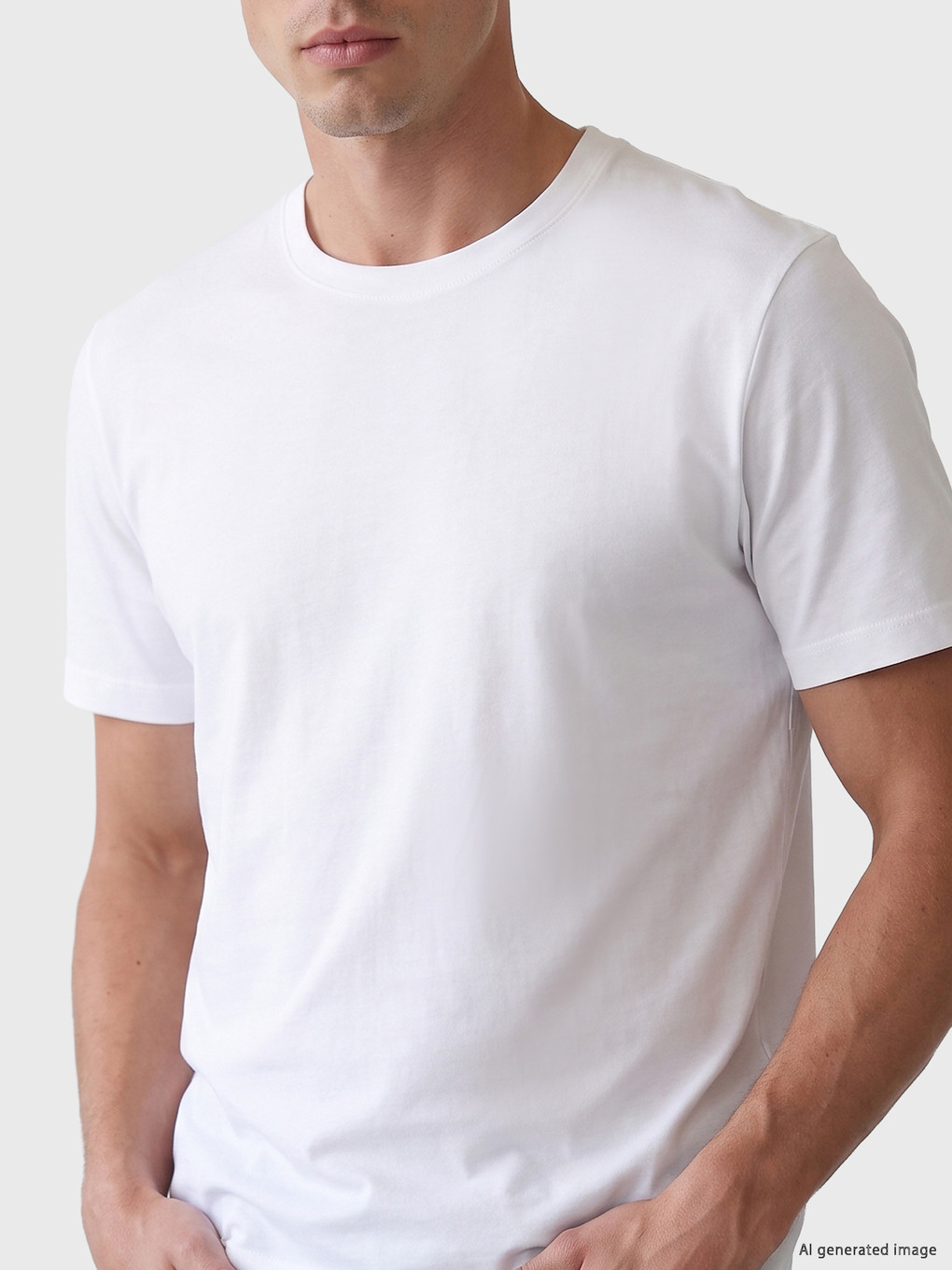 Crew Neck Men's T-shirt-2
