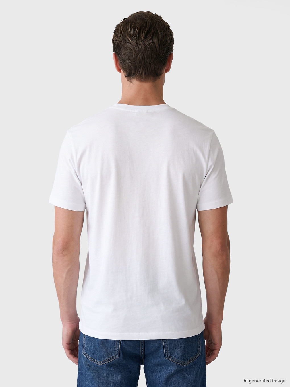 Crew Neck Men's T-shirt-3