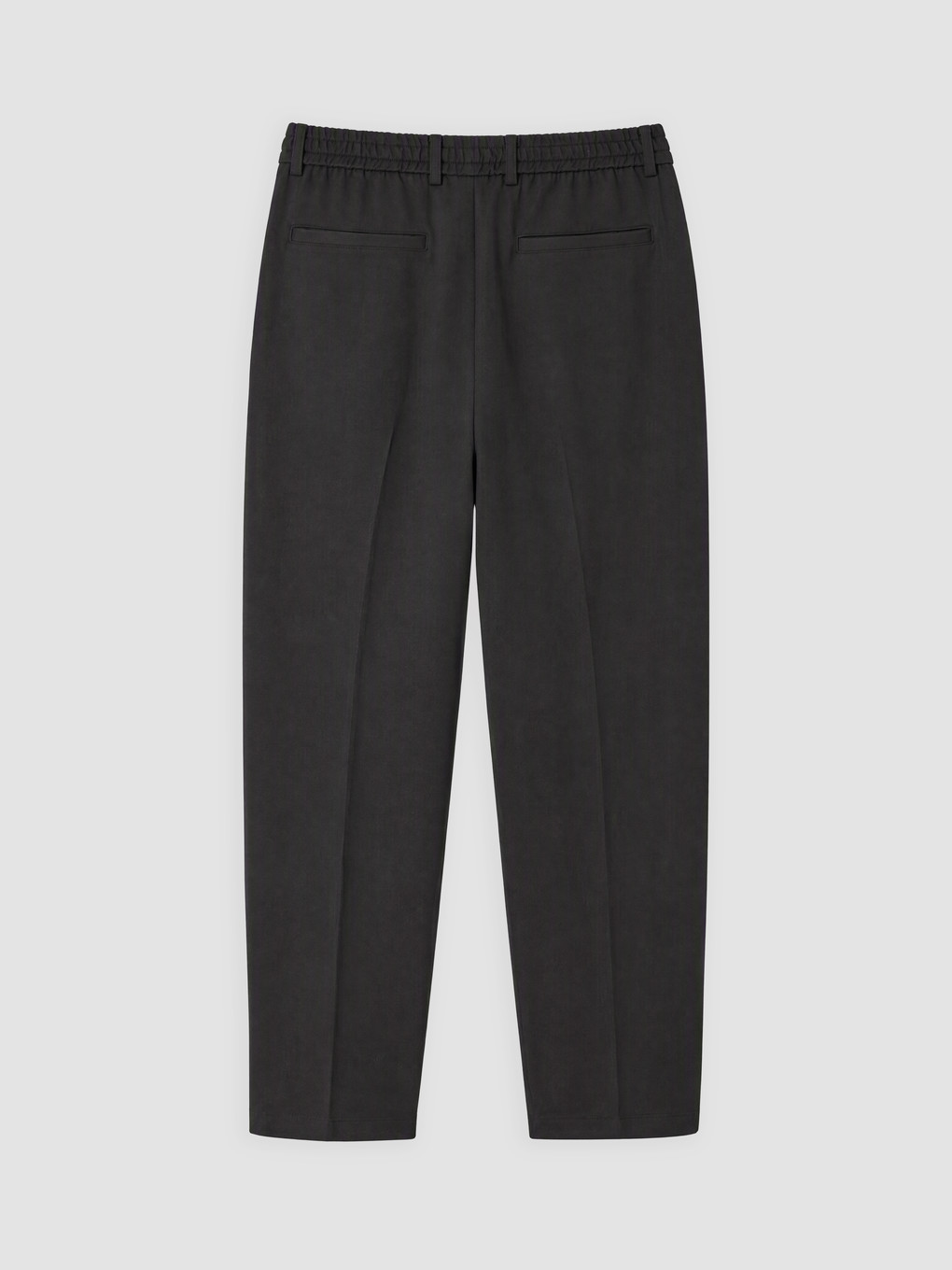 Siyah Regular Fit Erkek Pileli Pantolon-1