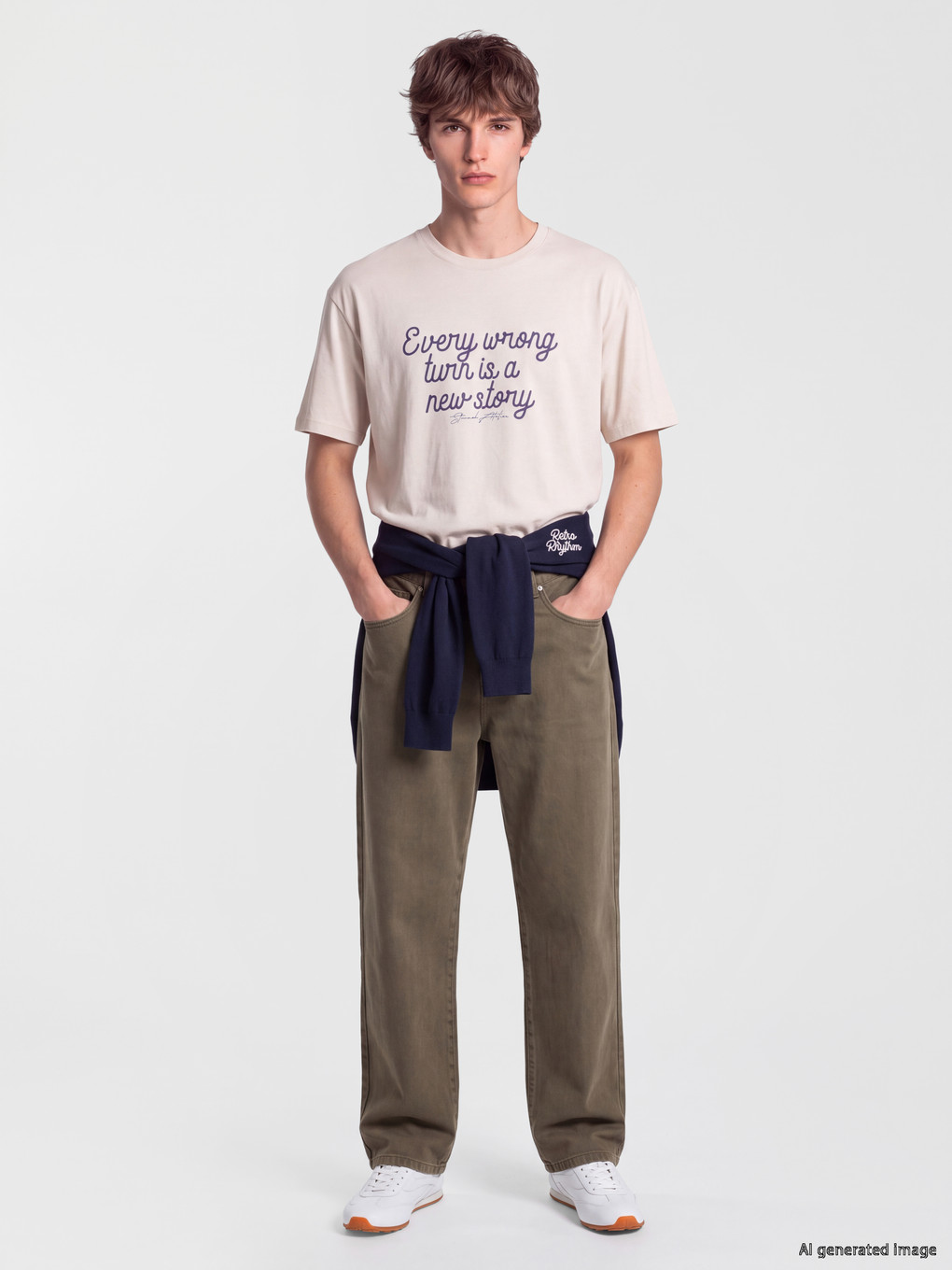 Crew Neck Jersey Men's T-shirt-1