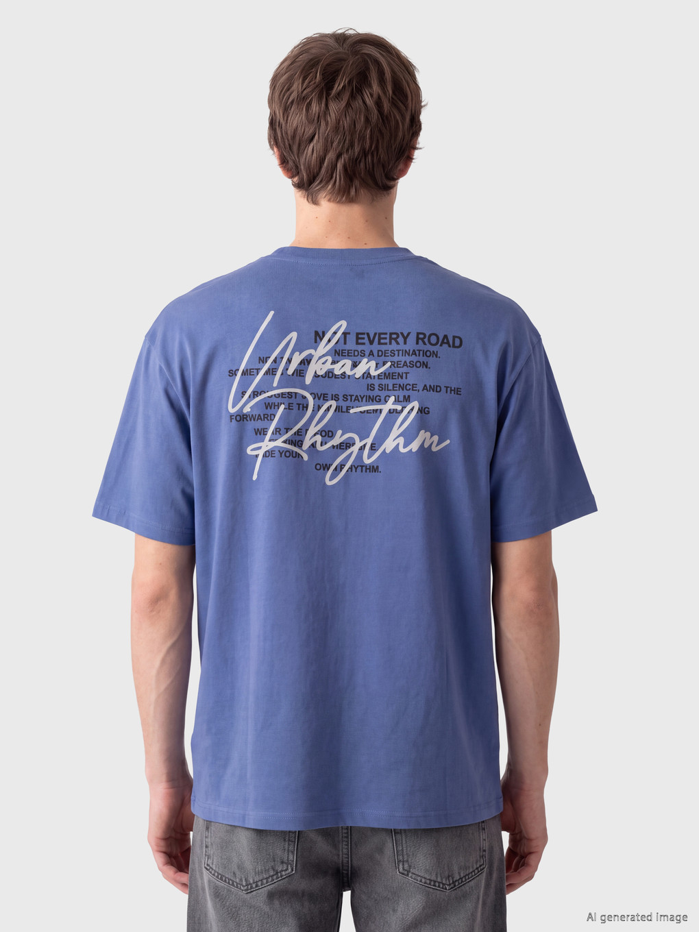 Crew Neck Jersey Men's T-shirt-3