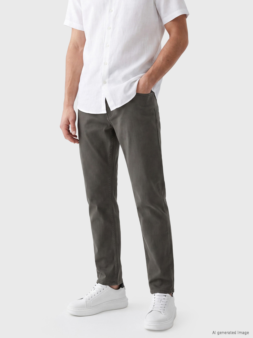 Yeşil 779 Regular Fit Erkek Jean Pantolon