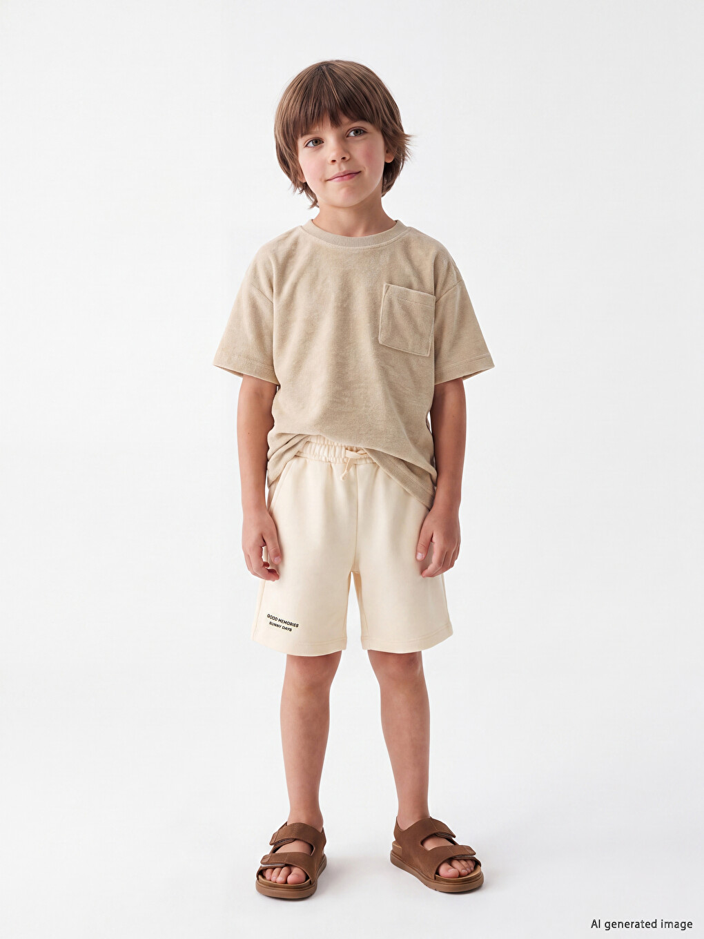Shorts Garçon Imprimé Texte