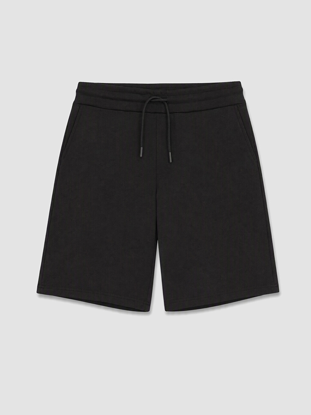Siyah Regular Fit Soft Touch Erkek Şort-4
