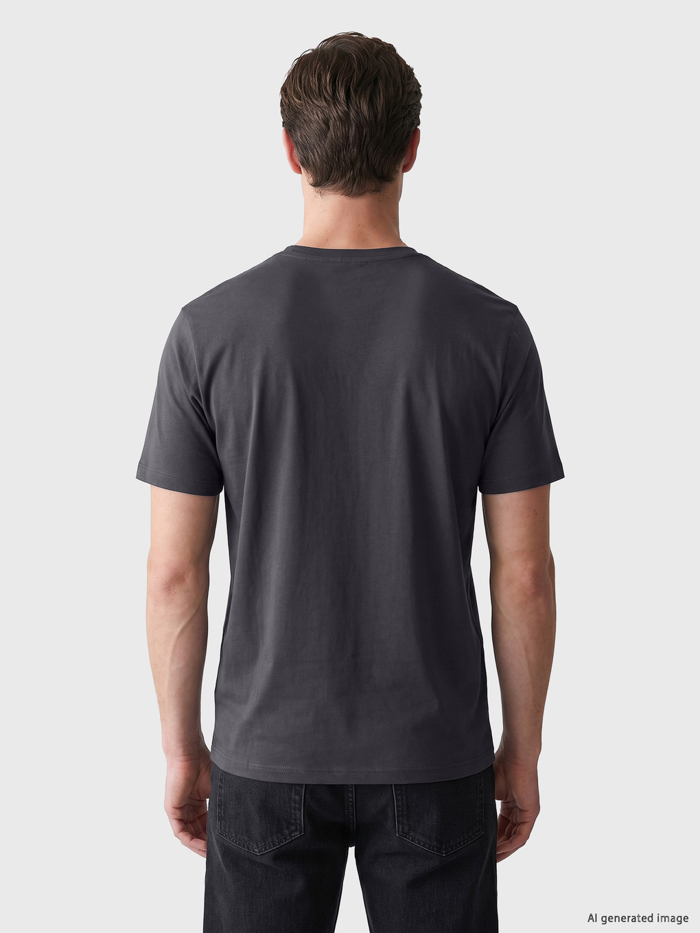 Crew Neck Jersey Men's T-shirt-3