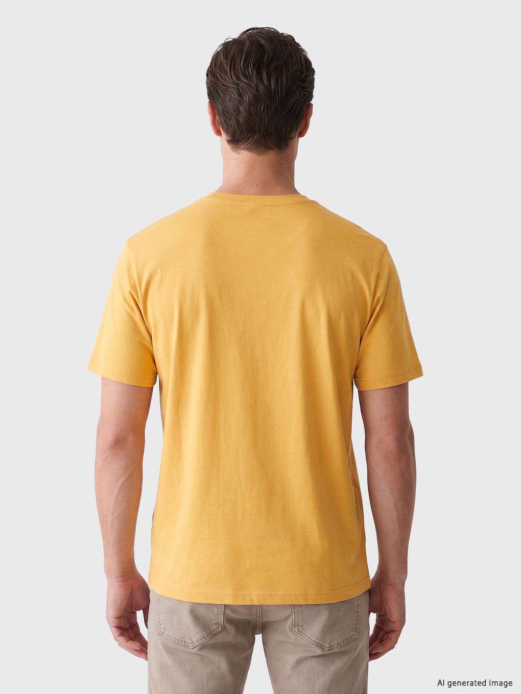 Crew Neck Jersey Men's T-shirt-3