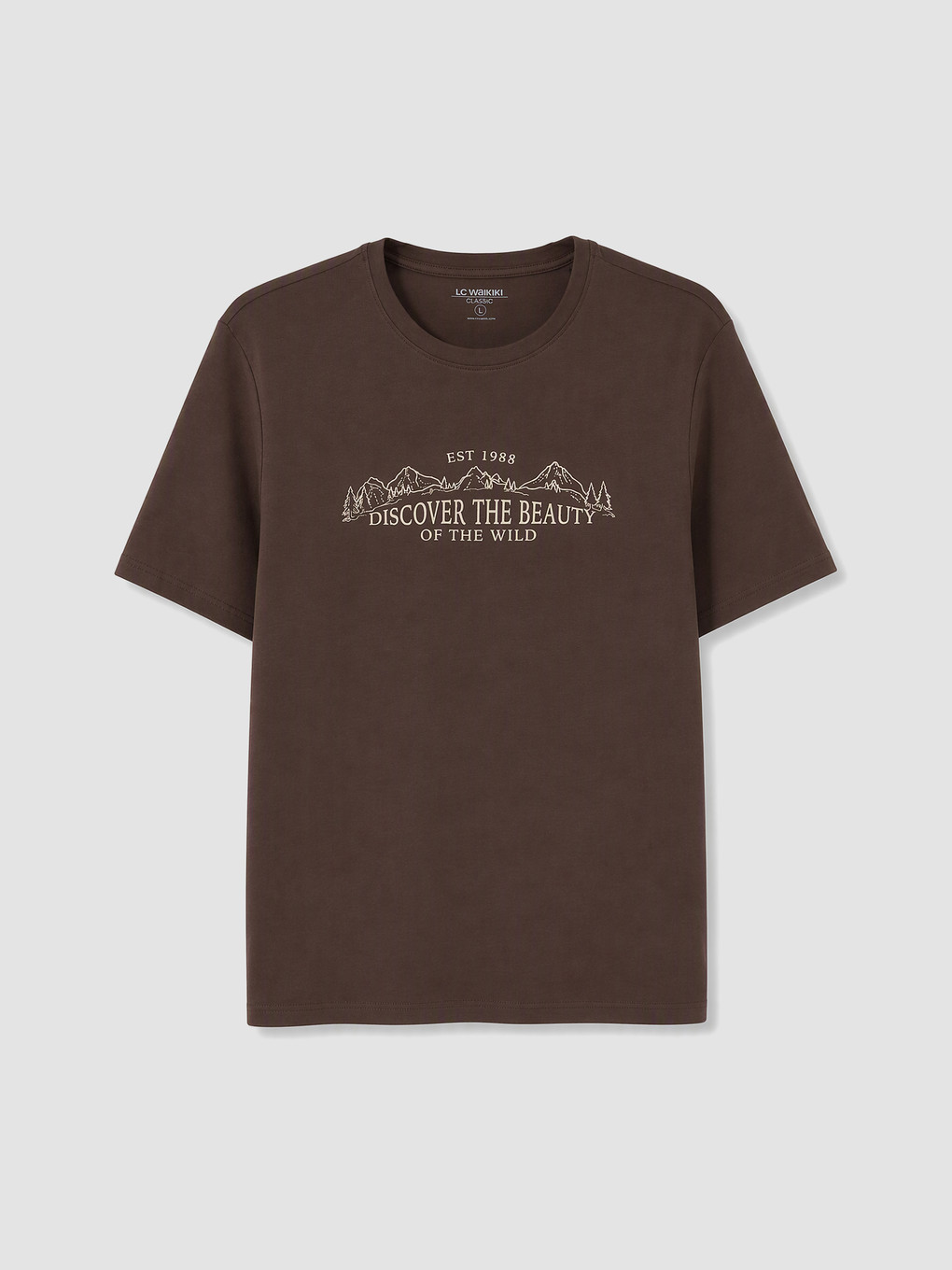 Crew Neck Jersey Men's T-shirt-4