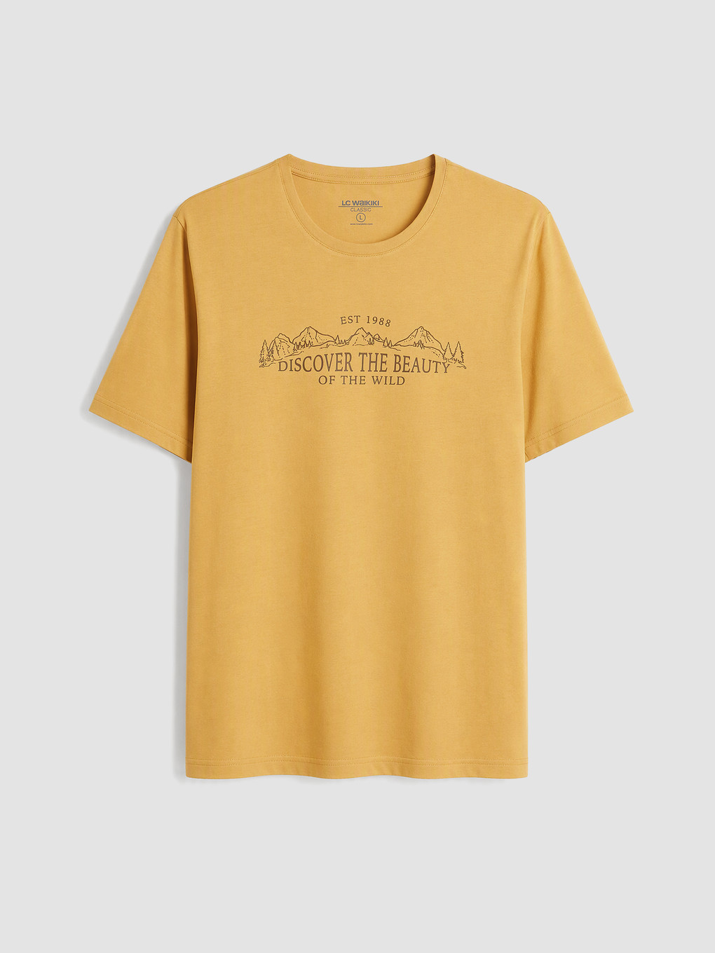 Crew Neck Jersey Men's T-shirt-4