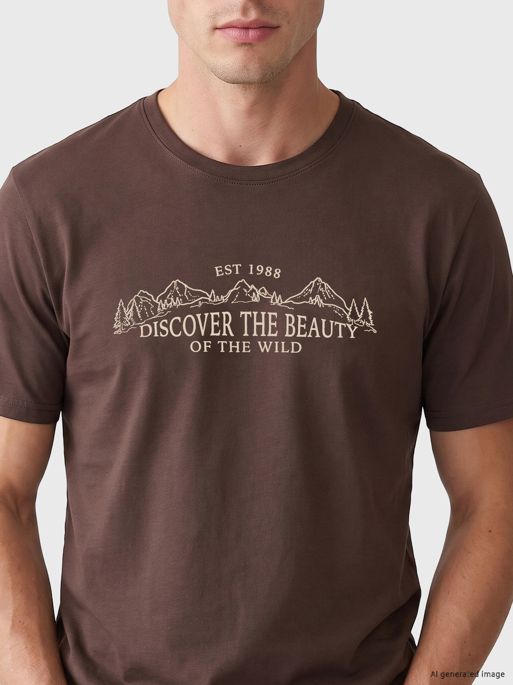 Crew Neck Jersey Men's T-shirt-2
