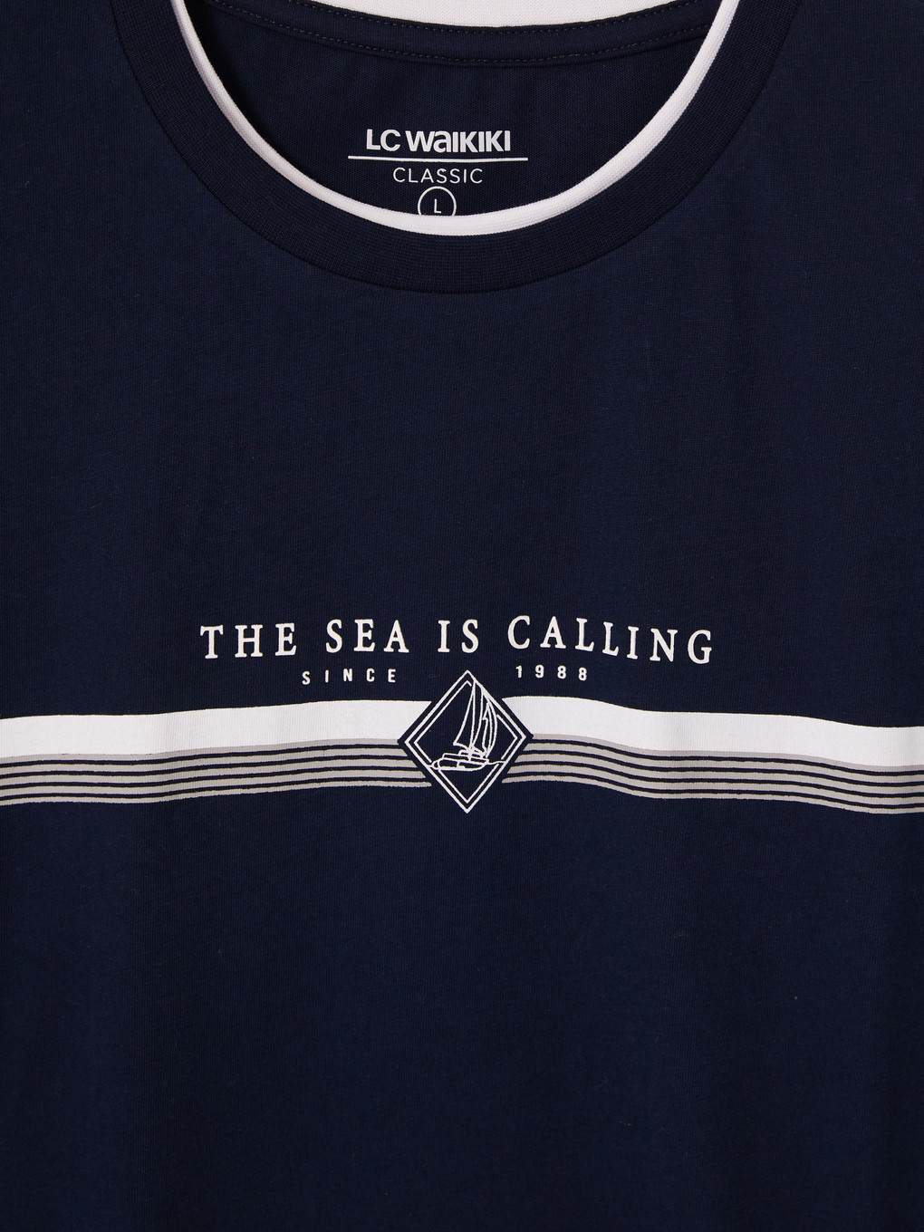 Crew Neck Jersey Men's T-shirt-6