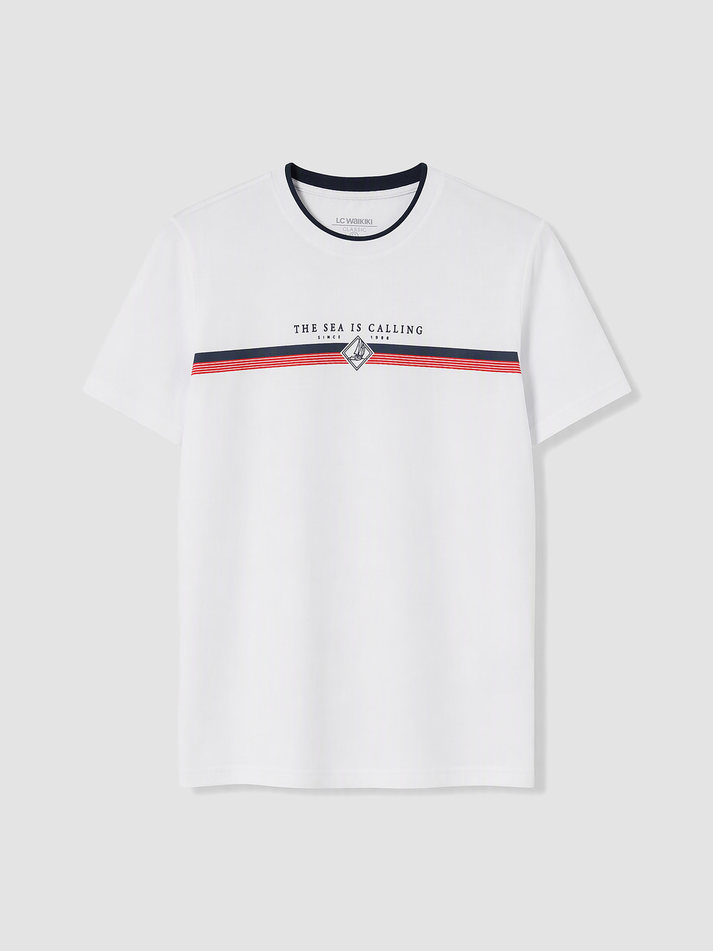 Crew Neck Jersey Men's T-shirt-4