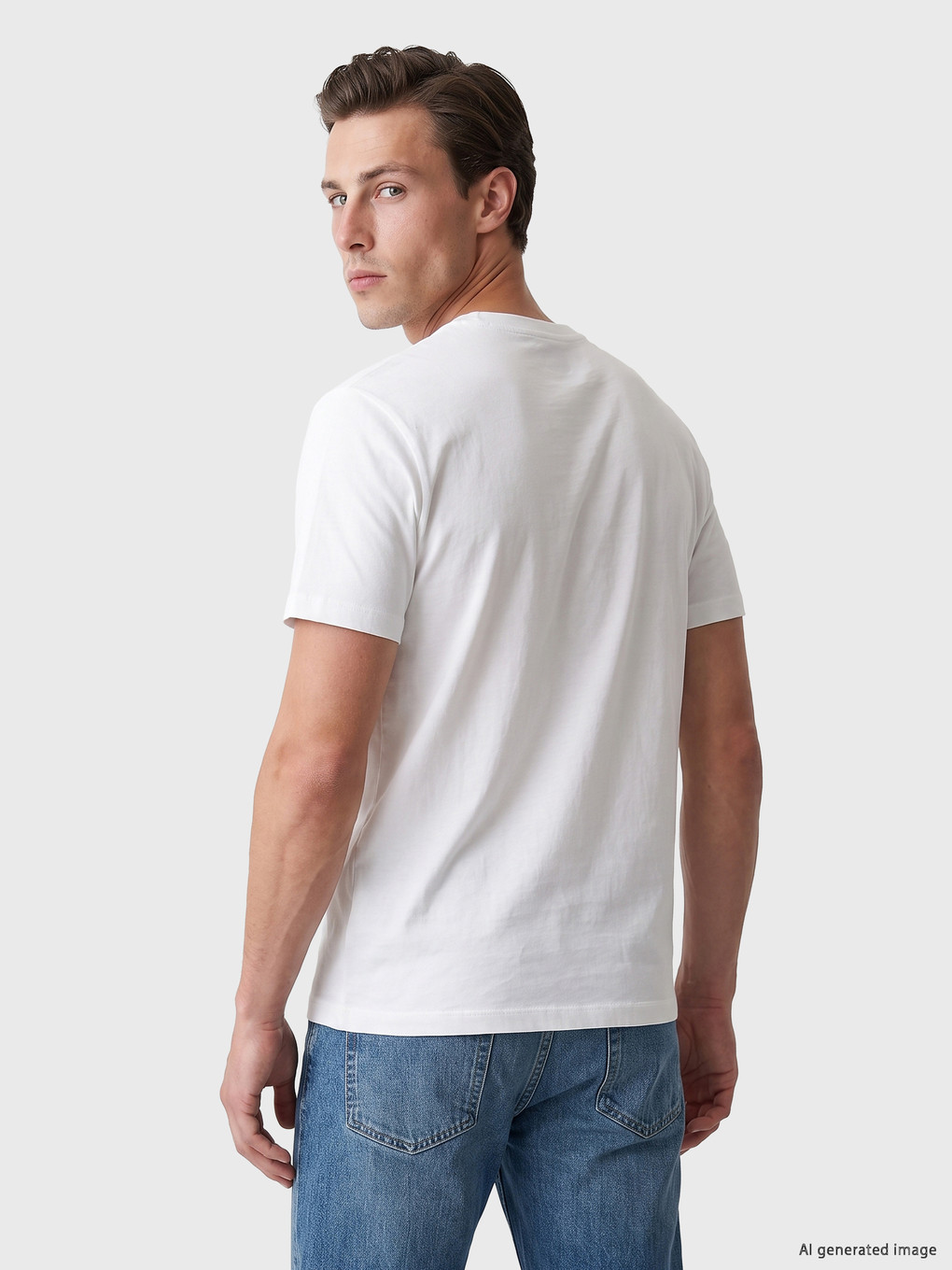 Crew Neck Men's T-shirt-3