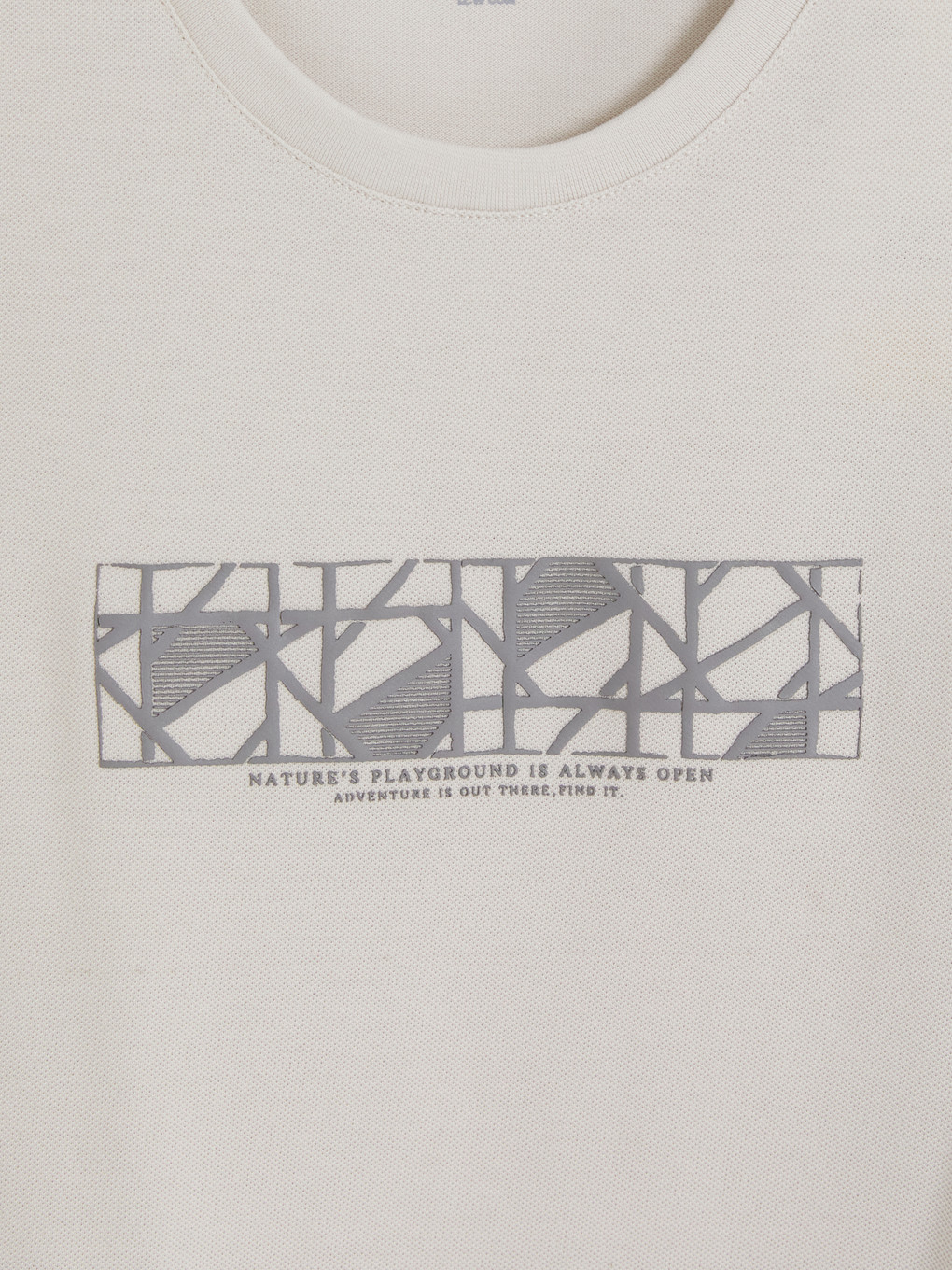 Man Beige T-shirt-1